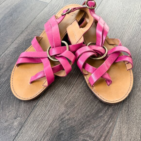 SEZANNE Olympe Sandals - Smooth Pink -  Size 41 - Picture 5 of 6